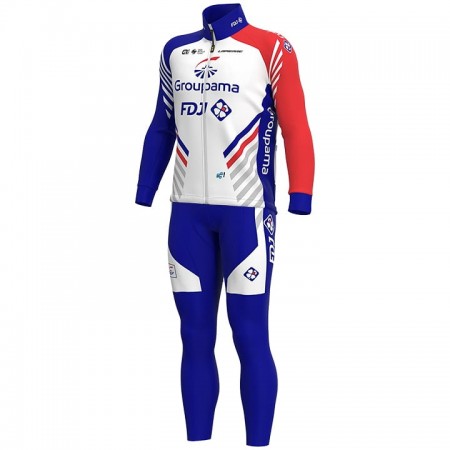 Tenue Maillot M/L + Collant à Bretelles 2020 Groupama-FDJ N001